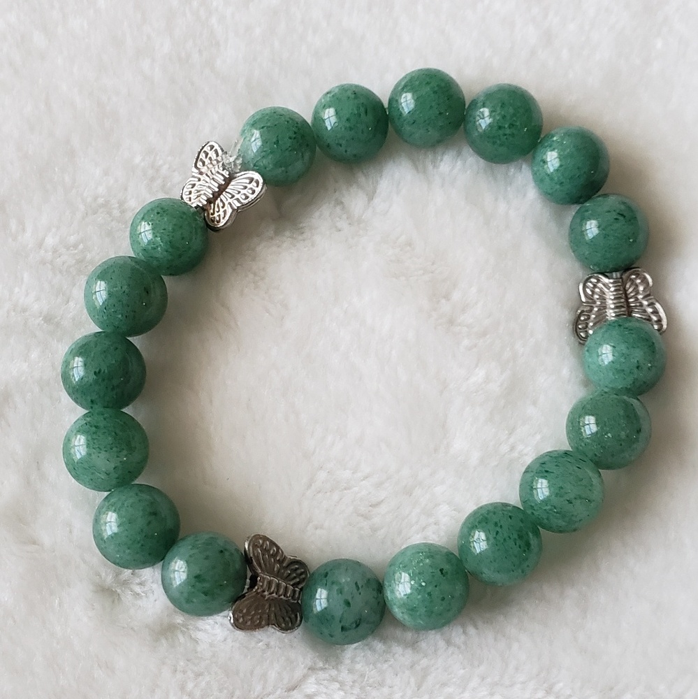 Crystal Healing Bracelets -  Green Aventurine